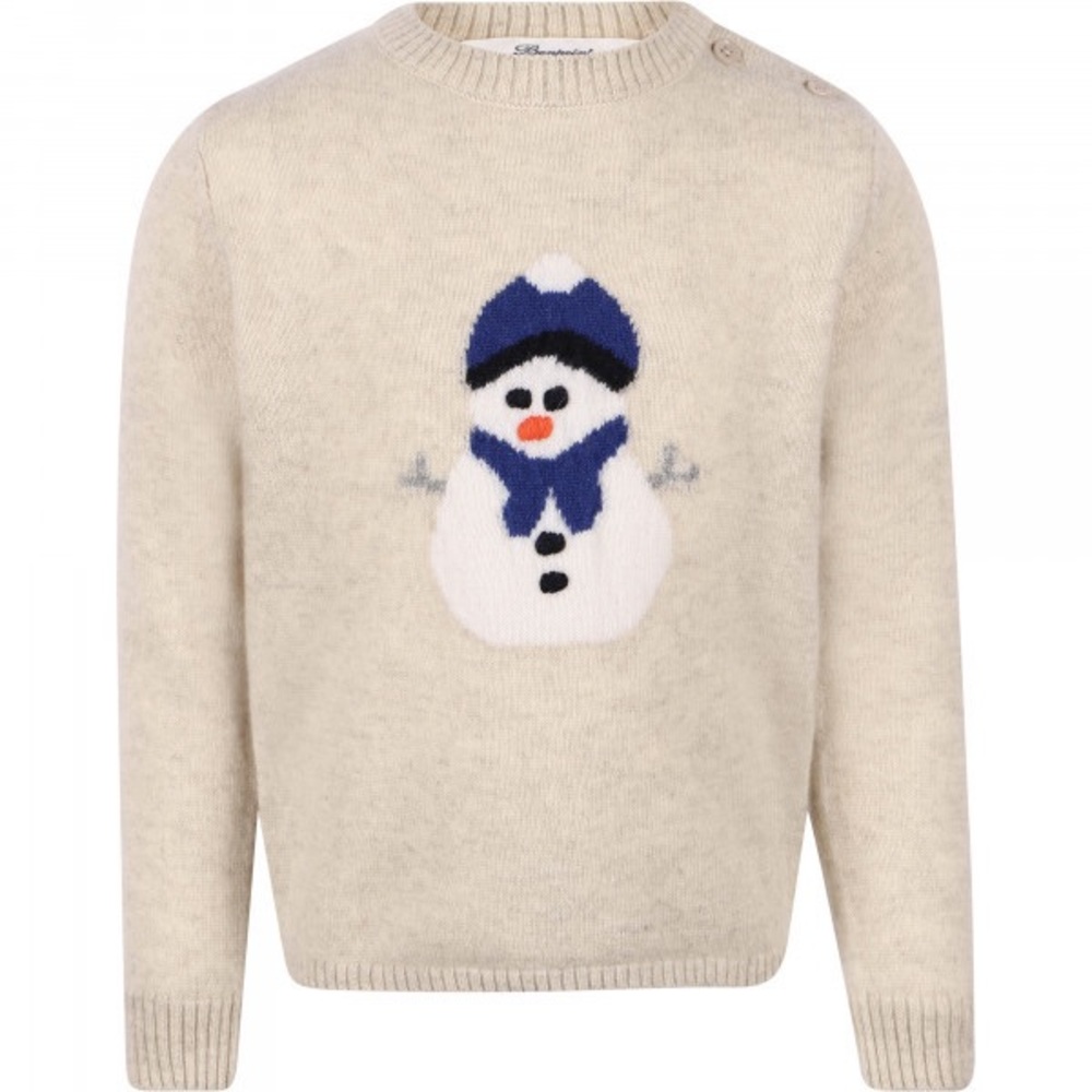 BNWT Baby Bonpoint Snowman Sweater